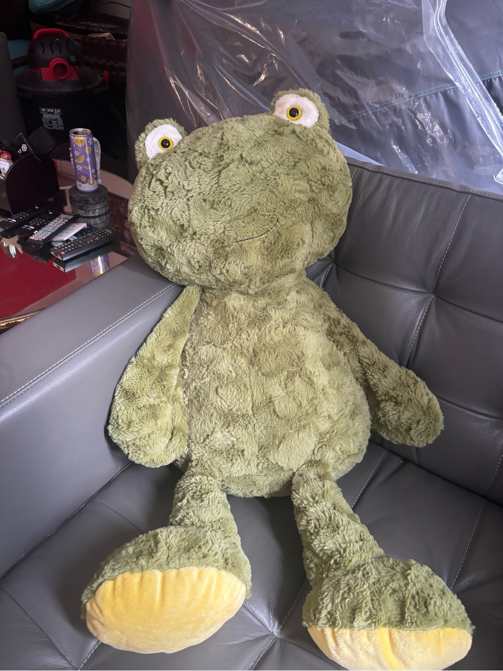 Animal Adventure Plush Green Frog Stuffed Animal
